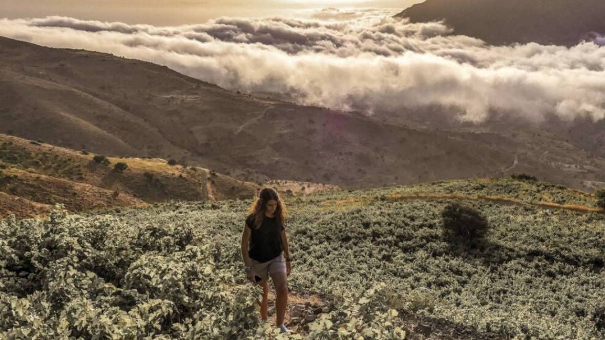 The ambitious and active little Cretan lady